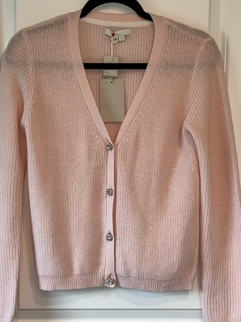 Boden Dainty Feminine Frill Cardigan Baby Pink Women’s Size XS - Picture 4 of 5